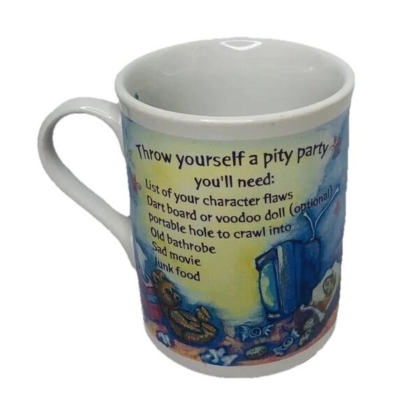 Papel Giftware Comfort Queens Pity Party Coffee Mug Cup Better After Chocolate - Picture 5 of 8